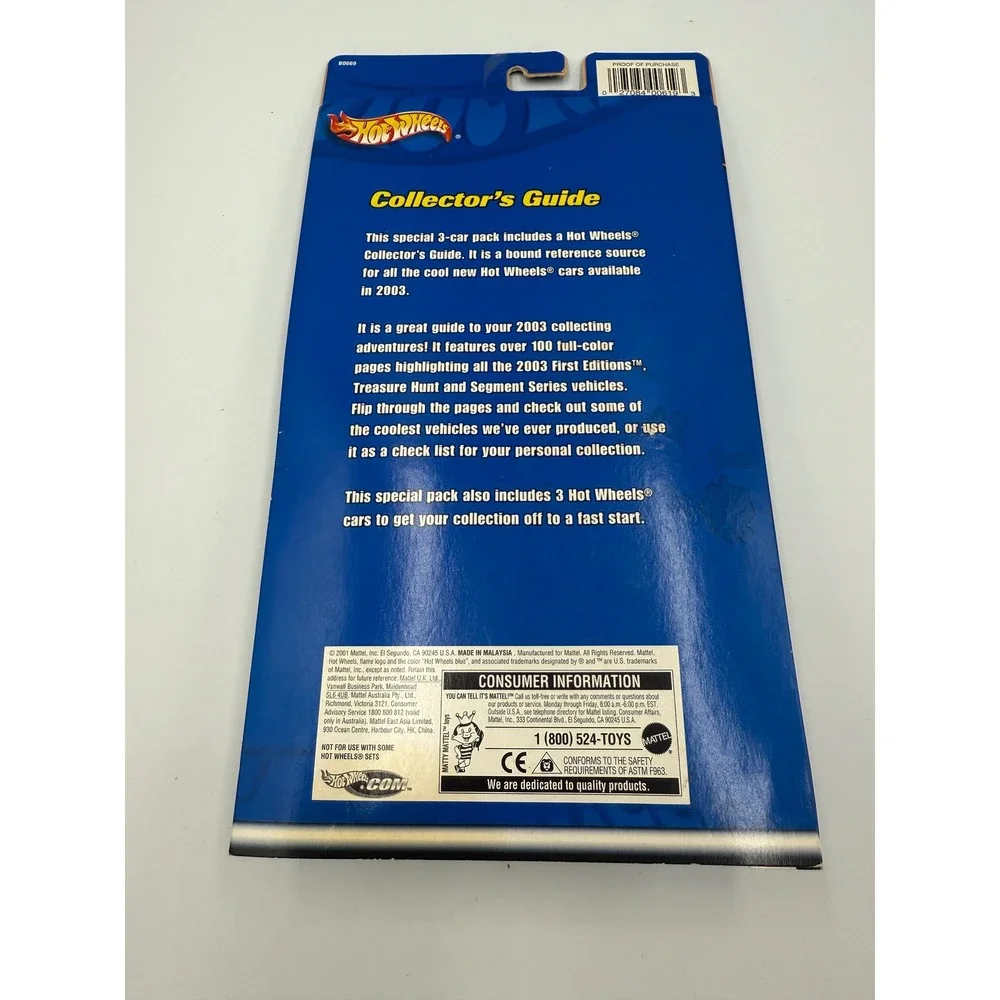 Hot Wheels 2003 Collector Guide 3-Car Pack Overbored 454 Nestle Crunch B0669 NEW